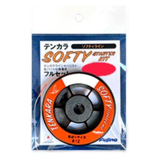 フジノ(Fujino)テンカラスターターキットソフティライン毛鈎3個付3.3mK-39