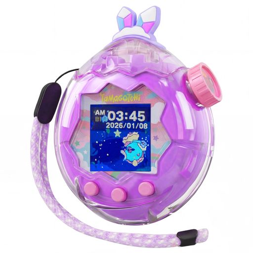 GOKEI新登場たまごっちパラダイス保護ケースカバー交換用キャップ付き保護フィルム3枚付きストラップ付き実機検証済ForTamagotchiParadiseハードケースクリアPC素材CASE耐衝撃すり傷防止全周囲…