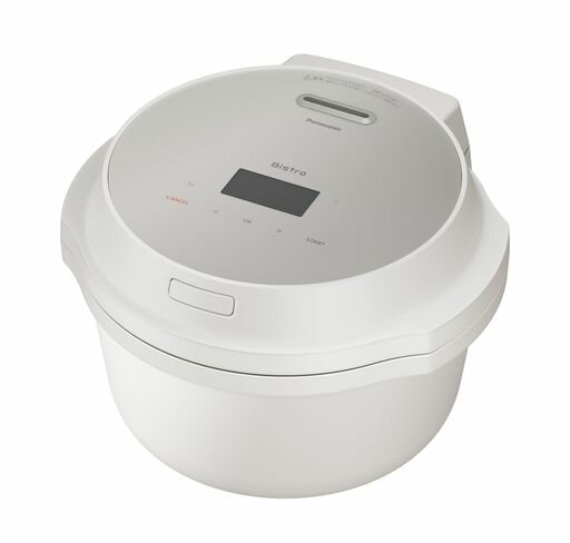 パナソニックオートクッカービストロ自動調理なべ4.2L鍋底かきまぜ/炒め/蒸し/低温/無水/煮込/自動調理NF-AC700-H