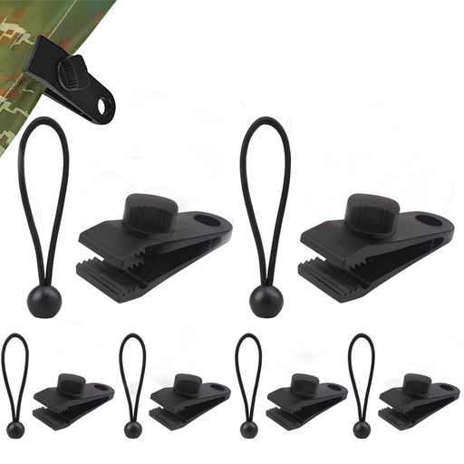 テントクリップ強力固定アウトドアタープクリップ6個セット取り付け簡単キャンプクリップ防風屋外テン..