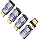 MUXERマグネットUSBC変換アダプタI字型【USB440GBPS高速データ転送/140WPD急速充電/8K60HZHD映像信号伝送】TYPEC変換アダプタオスメス変換THUNDERBOLT3MACBOOK