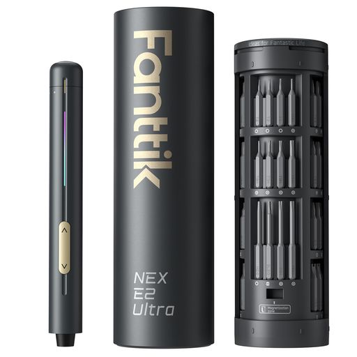 Fanttik E2 Ultra 電動精密ドライバー ミニドライバー コードレス 0.6N.m 5段精密トルク マグネットビット 50本 5/32インチ 六角 充電式 磁気収納ケース ガジェット スマホ カメラ 修理工具 メンテ… happynight-10391304 Happy night Rainbow パッケージ画像
