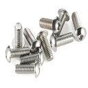 COEHAOPIKE10個入り小ネジM5X16MM304ステンレス鋼六角穴付き小ネジボルト丸頭小ねじ