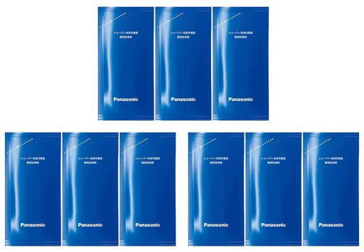 【3セット】パナソニックシェーバー洗浄充電器専用洗浄剤3個入りx3セットES-4L03-3SET