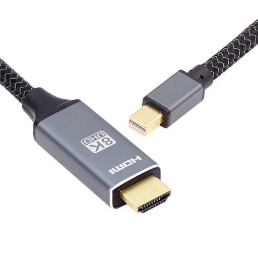 NFHKMiniDisplayPort1.4ソースからHDMI2.0ディスプレイ8K60hzUHD4KMini-DP-HDMIオスモニターケーブル。