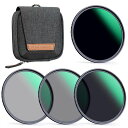 K&FCONCEPT95MMNDフィルターセットND4+ND8+ND64+ND1000AGC光学ガラスHD超解像力低反射率28層ナノコーティング超薄撥水防汚キズ防止フィルターケース付き【メーカー直営店】