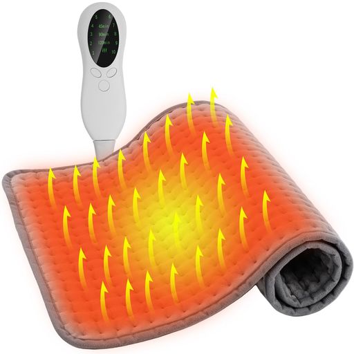 Hot Mat - DEWELホットマット電気マット10段階温度調節タイマー機能付き過熱保護30*60cm電気カーペット電熱マット速暖防寒対策ひざ掛け/肩掛け/足掛け省エネ丸洗い可能在宅勤務オフィスPSE認証済