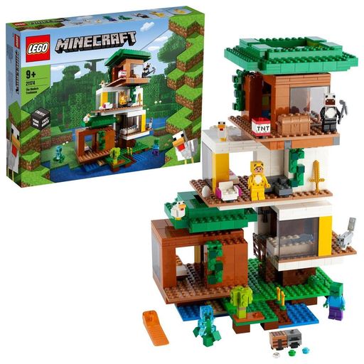 レゴ(LEGO)マインクラフトツリーハウス21174おもちゃブロックテレビゲーム家おうち男の子女の子9歳以上