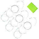 バイオリン弦3フルセットE-A-D-Gステンレス鋼コアニッケルメッキボールエンドニッケルクロム楽器用1ピースクリーニングクロス付き