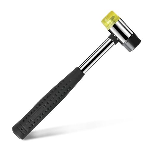 ゴムハンマー小型プラスチックハンマー小型ゴムハンマー両頭兼用滑り止め取り外し可能DIY修理インストール用【1個入25cm】