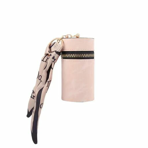 リップスティックケース化粧品収納ポーチキーホルダーバケツバッグミニリップスティックポーチポータブ..