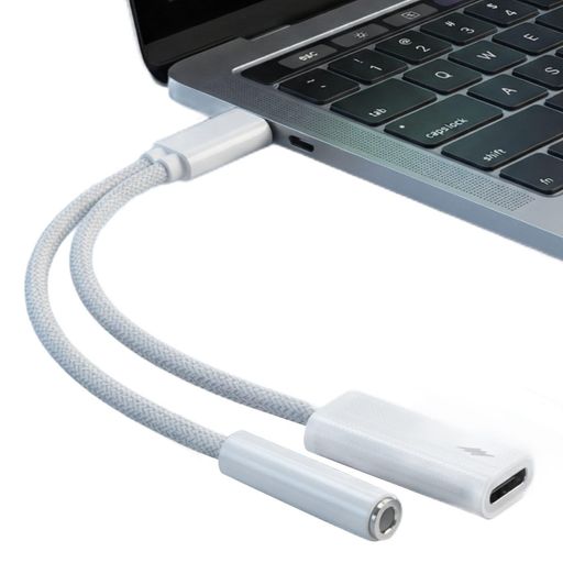 KKLM USB Type C to 3.5mm オーディオ変換アダプター USB Type-C 3.5mmイヤホンジ...