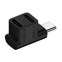 XIWAIUSB3.1TYPECオス-デュアルメス電源データスプリッターアダプターアップアングル付きSTEAMDECKノートパソコン対応10GBPS