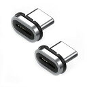 USB-CTYPECマグネット専用端子2個入り磁気USBコネクタマグネット変換アダプタUSB3.1GEN210GBPS高速データ転送マグネット磁石コネクタ100W/5A4K/60HZ映像出力対応断線防止PD急速充電対応