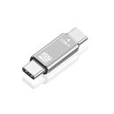 POYICCOTUSBC中継アダプタ40GBPS、100WUSBCオスオス中継アダプタ、USB4.0急速充電対応USBCオス-オスアダプタ8K/60HZ雷電対応USBC延長アダプタMACBOOK/MACBOOKAIR