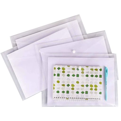 ファイルケースA4透明撥水クリアケースカードケースファイル袋ペン入れ持ち運びに便利10枚セット(ホワ..