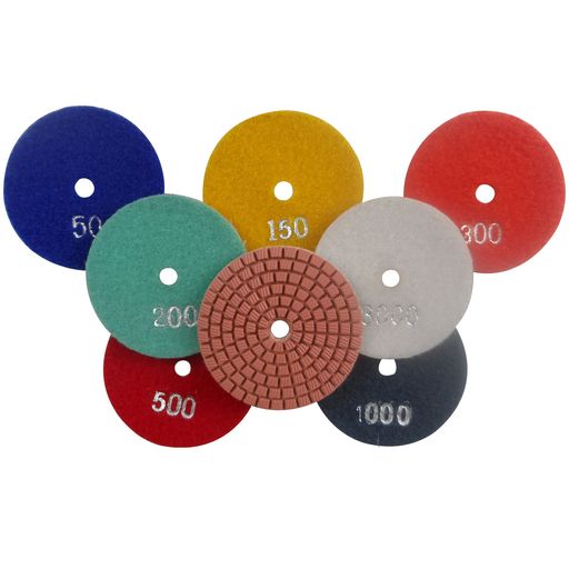 Konfor 湿式研磨 ダイヤモンドカッター リム 100mm 大理石花岡岩用 7枚入セット