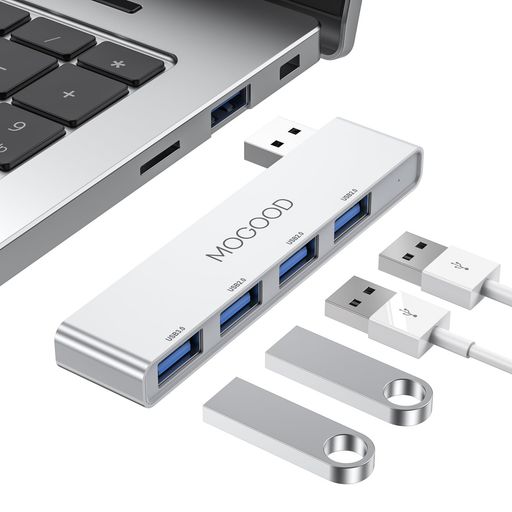 【USB拡張】このUSBハブは、1つのUSBポートを4つのUSBデータポートに変換します。ノートブックPCのポートが少ない問題を解決し、HDD間でデータを共有する問題を解決し、重複した抜き差しに別れを告げる 【プラグアンドプレイ】ソフトウェア、ドライバ、複雑なインストールプロセスは必要ありません,付属のシールで、安定アダプタを補助することができます。(柔軟なシールが付いていて、長期接続を使用して、さまざまなシーンやモデルに適応するのに便利です) 【幅広い互換性】このUSBアダプタは、外部キーボード、マウス、リムーバブルメディア、USBドライブ、カードリーダー、冷却器、USBファンなどを接続するための幅広い互換性を提供します。Windows、Mac OS、Linux、Android、その他のUSBポートに接続されたソースデバイスにも対応しています 【4-in-1 USBハブ】USBハブマルチポートアダプタは1*USB 3.0と3*USB 2.0を含み、5 Gbit/sの高速データ転送をサポートし、USB 2.0(480 Mbit/s)より10倍速いため、数秒以内にデータを転送することができます。