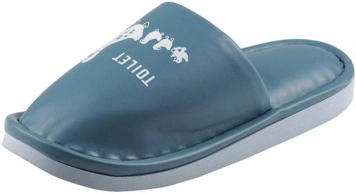 乐天商城 - アスカ商事 スリッパ 外縫い抗菌トイレスリッパ 前かぶり ブルー T-NT-26 BL