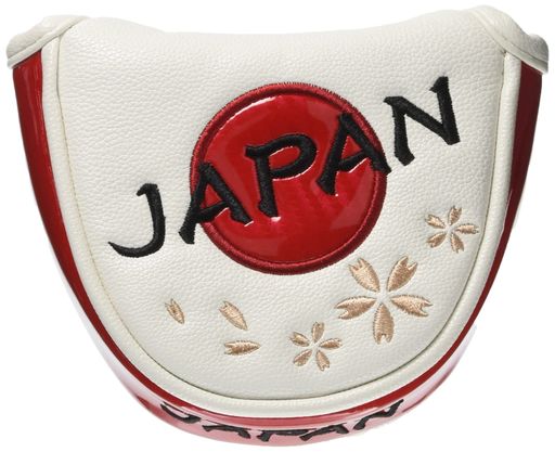 Geotech(ジオテック)ヘッドカバーJAPANJAPANマレットパターカバーホワイト