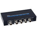 ELEVIEW3G/HD/SD-SDIスプリッターSDI分配器1入力4出力1080PSDI延長器1x4SD-SDI/HD-SDI/3G-SDI対応ESD保護機能付き(SDI分配器1入力4出力)EHD-033N