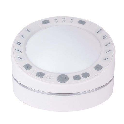 WhiteNoiseMachineホワイトノイズマシン27のループしない自然な癒しの音安眠グッズ騒音対策睡眠促進5分間録音再生機能ACまたはUSB搭載赤ちゃん·子供·大人の睡眠補助器具