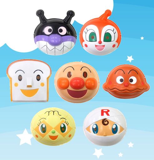 イベントアイテム【お面】お面それいけ!アンパンマン7種セット(アンパン・カレー・ショクパン・バイキ..