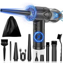 エアダスターブロワー洗車電動エアダスター12000PA吸引力USB-C充電式LEDライトブラシレスモーター小型軽量日本語取扱説明書付き