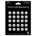 CPANCELL LR44 AG13 L1154F バッテリー(25個)(2)