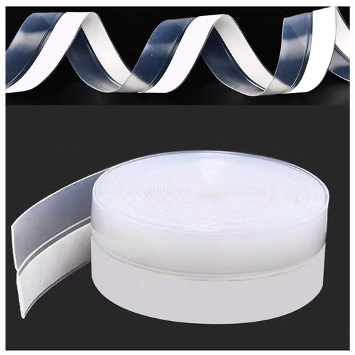 YlikeWay風防止テープ隙間テープ補修テープ自動ドアサッシ防風防寒冷暖房効率アップ防騒音ホコリ侵入防止窓枠シール扉の隙間ドア下部シールテープ空き間テープ(3.5cmx10m半透明)