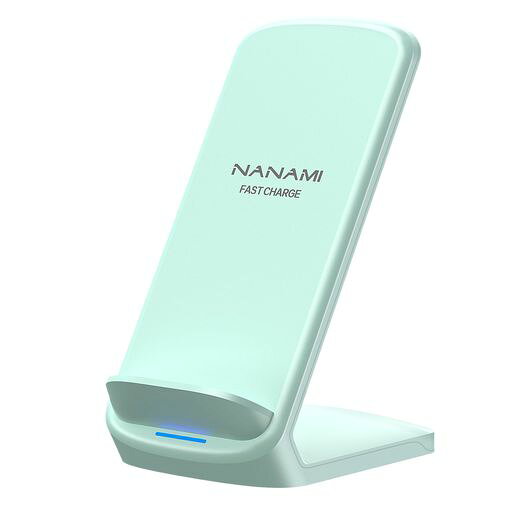 NANAMIワイヤレス充電器最大15W出力急速充電器(Qi認証)iPhone17/16/15/14/13/12シリーズSE第2/3世代/8(Plus)、Galaxy