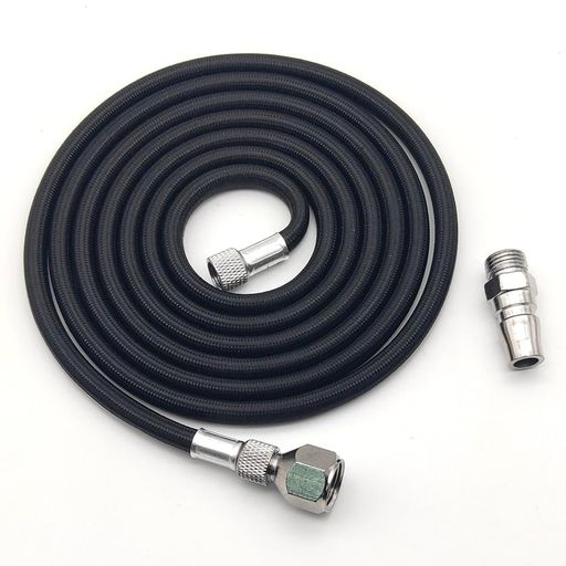 YFFSFDCエアブラシホース1.8Mナイロン編組エアブラシ用エアーホースエアポンプ接続ホースエアブラシホ..