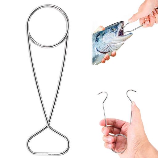 アウトドアクッカーウォーターボトルフックステンレス鋼魚口スプレッダー魚口スプレッダーフッククッカ..