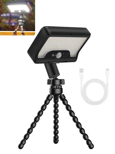 Northyun タコ型 ソーラーライト 自動点灯消灯 人感センサー 昼白色 IP65防水 人感 三つのモード 360°調整 三階輝度 ソーラー充電&USB充電 2400mAh 野外 屋外 木の上 玄関 駐車場 ガーデン 柵 キャ…