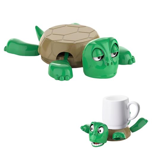 ユニークなカメ型コースターかわいい亀デザインのカップマットおしゃれで滑り止め・耐熱仕様テーブルを傷から守るインテリアやギフトにも最適(深緑色)