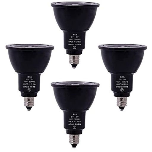26 mm Cfl - E11LEDスポットライト電球、5WE11口金LED電球調光器対応50W形相当LEDハロゲン電球CRI80明るさ500lm調光広角タイプPSE認証済(昼光色4)