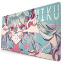 KEVINERSMOUSEPADレムラムマウスパッドゲーミングアニメ滑り止め防水サイズ:40X75X0.3CM(初音ミクHATSUNEMIKU)