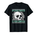 サイバーハッカーコンピューターセキュリティ専門家サイバーセキュリティTシャツ