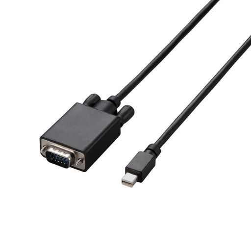 MiniDisplayPortをD-Sub15ピンに変換するMiniDisplayPort-D-Sub15ピン変換ケーブルです。 MacなどのMiniDisplayPort端子搭載パソコンとD-Sub15ピン入力端子を持つプロジェクターなどに接続するケーブルです。 本製品をお使いいただくことで変換アダプターを使わずに、すっきり配線することができます。 サビなどに強く信号劣化を抑える金メッキピンを採用しています。 外部ノイズの干渉を抑える3重シールドケーブル採用しています。