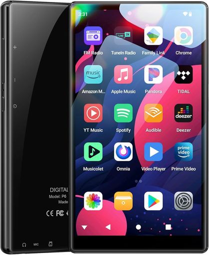 Fanvace96GBAndroid13MP3�ץ졼�䡼Bluetooth5.0WiFi��ܲ��ڥץ졼�䡼8����2500mAh�Хåƥ꡼��¢5��������å������꡼��1080PHDư��������ԡ�������¢�֥�å�