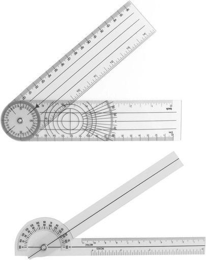 【セット内容】このセットには360度角度計と180度角度計の2つのタイプが含まれておりゴニオメーター、多様なニーズに対応します。 【高品質素材】高品質のPVC素材を使用しています。この材料は製品の柔軟性と耐久性を保証するだけでなく、使用中の偶然の衝突や圧迫による破裂や変形を防止し、製品の寿命を延ばします。 【特殊なデザイン】回転式デザインにより、角度の測定がより柔軟で正確になります。精密な測定により、作業がよりスムーズになります。 【使いやすい】ゴニオメーターリハビリインチとセンチメートルの2つの単位表示に対応し、さまざまな業界やユーザーの測定習慣とニーズに応えます。携帯しやすく、収納しやすく、便利で実用的です。 【さまざまな使用シーン】この製品は、アーティスト、建築労働者、デザイナー、木工職人、建築家、教師、エンジニア、学生など、さまざまなグループに対応しています。アート制作の角度の把握、建設現場の精密測定、教育デモの直観的な表示など、どのシーンでも重要な役割を果たします。
