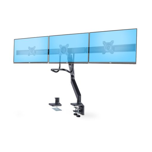 StarTech.com モニターアーム/Cクランプ グロメット/3画面/最大27インチ/耐荷重7kg/VESA/高さ角度調整可能/PC パソコン ディスプレイアーム 3M1A3SG-MONITOR-ARM