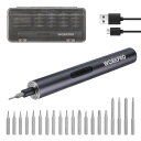 WORKPRO電動精密ドライバー特殊ドライバー3.6V精密ドライバーセット20IN1差し替えドライバーコードレスドライバーTYPE-C充電式小型ペン型正逆転切替LEDライト着磁器付きS2ビットスマホ修理メ…