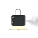 LIVOS多機能アウトドアランタンキャンプランタンLEDランタンTYPE-C充電式連続光20時間/8時間/4時間小さい暖色非常用防災用停電用(ブラック)
