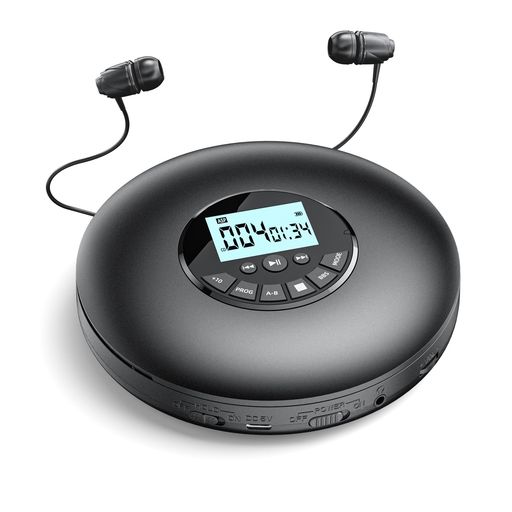 ポータブルオーディオ 1【2WAY電源方式CDプレーヤー】幹電池とAC電源の両方に対応したポータブルCDプレーヤーですが、付属のUSBケーブルからの給電の場合、別売のUSBACアダプタ・PCなどと接続してご使用ください。そして、電池駆動の場合に直接的に別売の単3形アルカリ乾電池を入れるだけですぐに使えるため、充電の手間もかかりません。アルカリ乾電池での駆動時間は、イヤホン使用時で約8時間、スピーカー使用時で約4時間。▲ご注意:本モデルは充电式バッテリーが内蔵してないて、cdプレーヤー本体は電力が蓄積できません。 2【イヤホン出力&amp;AUX出力端子】このcdプレーヤーはスピーカーが内蔵しておらず、しかし、3.5mmイヤホン出力ジャック付きて、付属するイヤホンで音楽を聴く。または3.5mmAUX出力端子付きて、付属のAUXケーブルでポータブルCDプレーヤーをカーオーディオや別途オーディオアンプとスピーカーを接続して使用できます。同時に誤作動を阻止するホールド機能も搭載し、ホールドスイッチ機能をオンするとおけばバッグのなかでの誤作動を防げます。