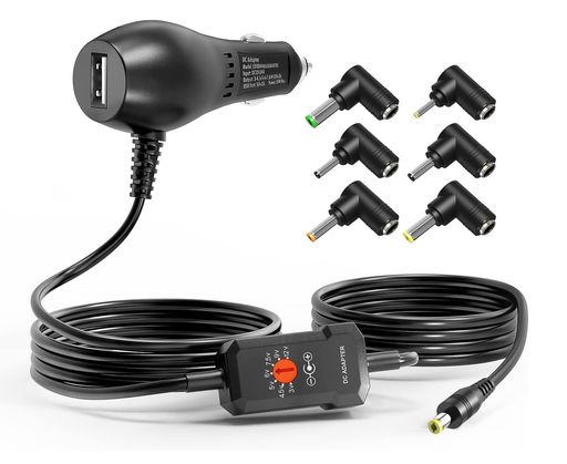 「電圧情報」入力:12V-24V車に対応できます。出力:3-12V、「3V、4.5V、5V、6V、7.5V、9V、12V」。色々なデバイスと互換性があります。電圧調節用のキーでお手持ちのデバイスの適切な電圧に調整ください。 「6個プラグ」5.5x2.5mm、4.0x1.7mm、4.8*1.7mm、3.5x1.35mm、3.0x1.0mm、2.5x0.7mm 「充電する前に必要な電圧を選んでください」低電力電子機器には普通過電流保護がないですから、違う電圧で充電すると、デバイスの破損になるかもしれません。 過電圧、過電流、ショート、過熱の保護付き、ご安心ください。または、ご使用前に必ずコネクタのサイズと極性を確認ください。本製品のプラグはインナープラス(+)、アウターマイナス(ー)です。ご遠慮なくお問い合わせください。 バッケージ内容:12Wカーチャージャー*1、コネクター*8、電圧調節用キー*1、説明書*1。すべてouttag-jpの商品は30日マネーバックと十二ヶ月の保証が付きます。