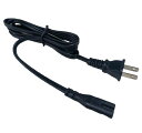 VIYELIOC電源コード1.5MメガネケーブルUL認証18AWG300V耐久性AC電源ケーブルノートPC/PS5/プリンター/モニター対応