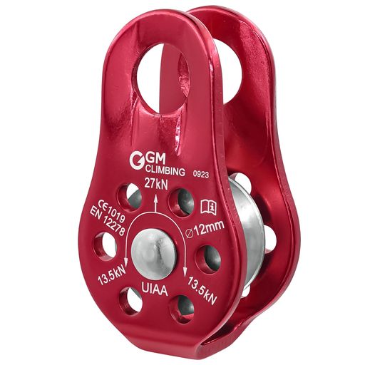 GM CLIMBING 27kN UIAA CE認証 フィックスサイド 固定式 マイクロプーリー コンパ...