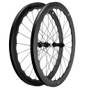 SUPERTEAM45/50/65MMチューブレスディスクブレーキロードバイクホイールセット25MM700Cカーボンホイール(65/25MM)