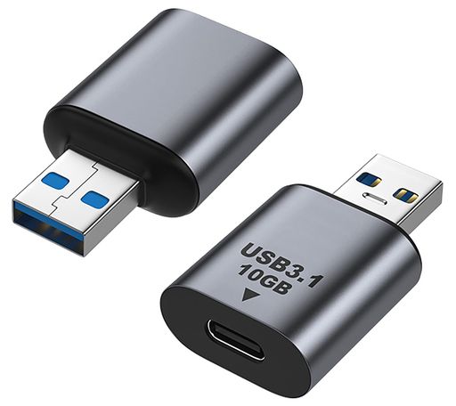 MUXERUSBTypeC変換アダプタ、USB3.1USB-CメスtoUSB3.1USB-Aオス変換アダプター、10Gbps高速データ転送..